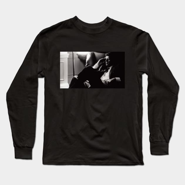 JFK Deep Thoughts Long Sleeve T-Shirt by JeremyM3